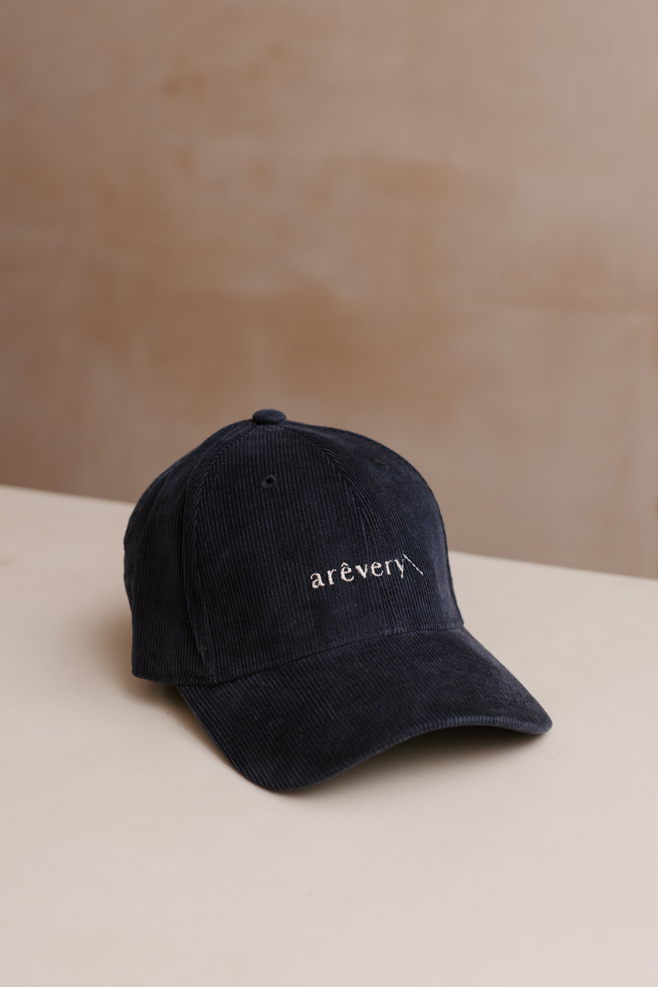"arêvery" Navy Cord Cap