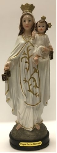 Virgen de las Mercedes 12"  (Virgen de la Merced, Our Lady of Mercy 12")