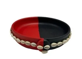 Plato de Barro para Eleggua con Caracoles
