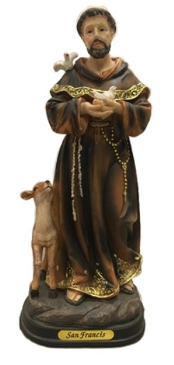 San Francisco de Asis 12" (Saint Francis of Assisi 12")