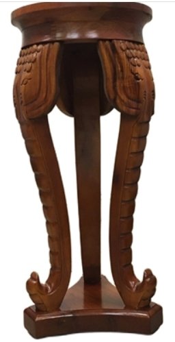 Pedestal Madera con Marmol 30'