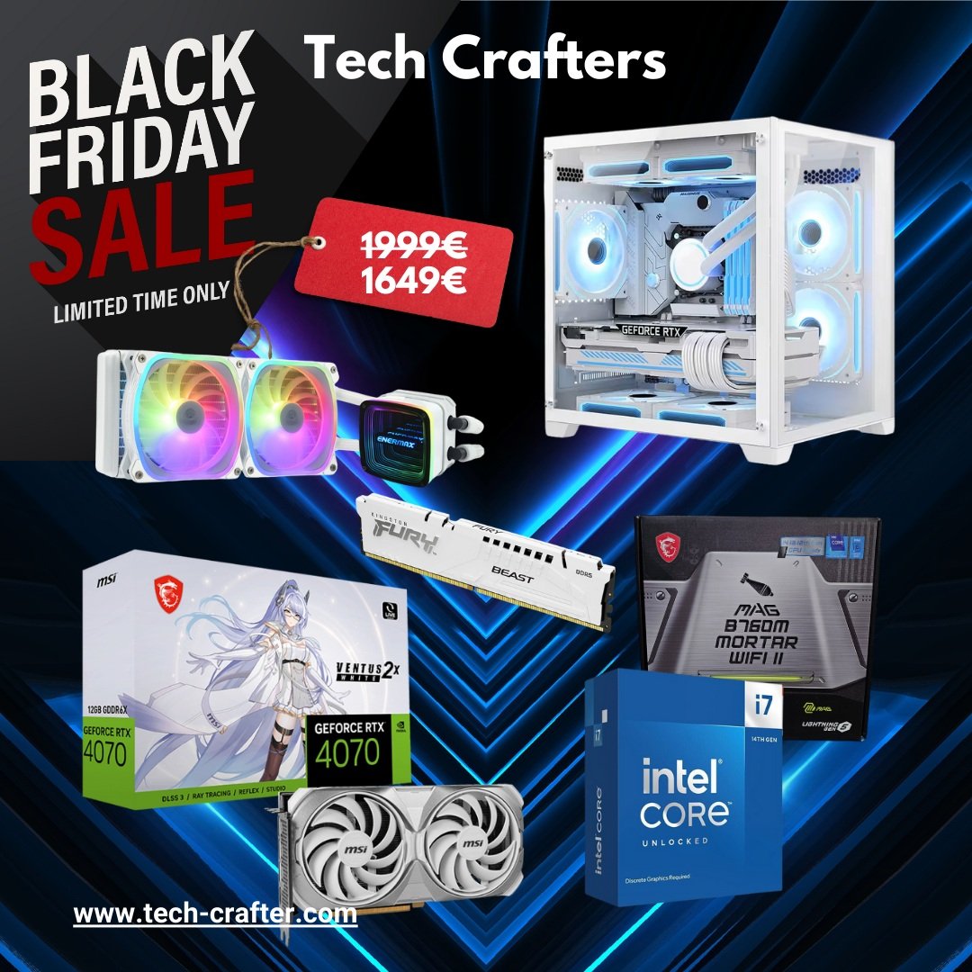 BlackFriday Custom high performance gaming PC
