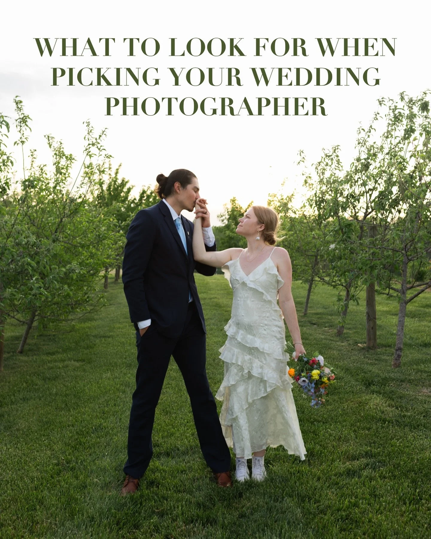 What to look for when choosing your wedding photographer?

Reliability, adaptability, connection, professionalism. All of these things are so important when picking who you trust with such an important day. Hopefully this can help you as you walk thr