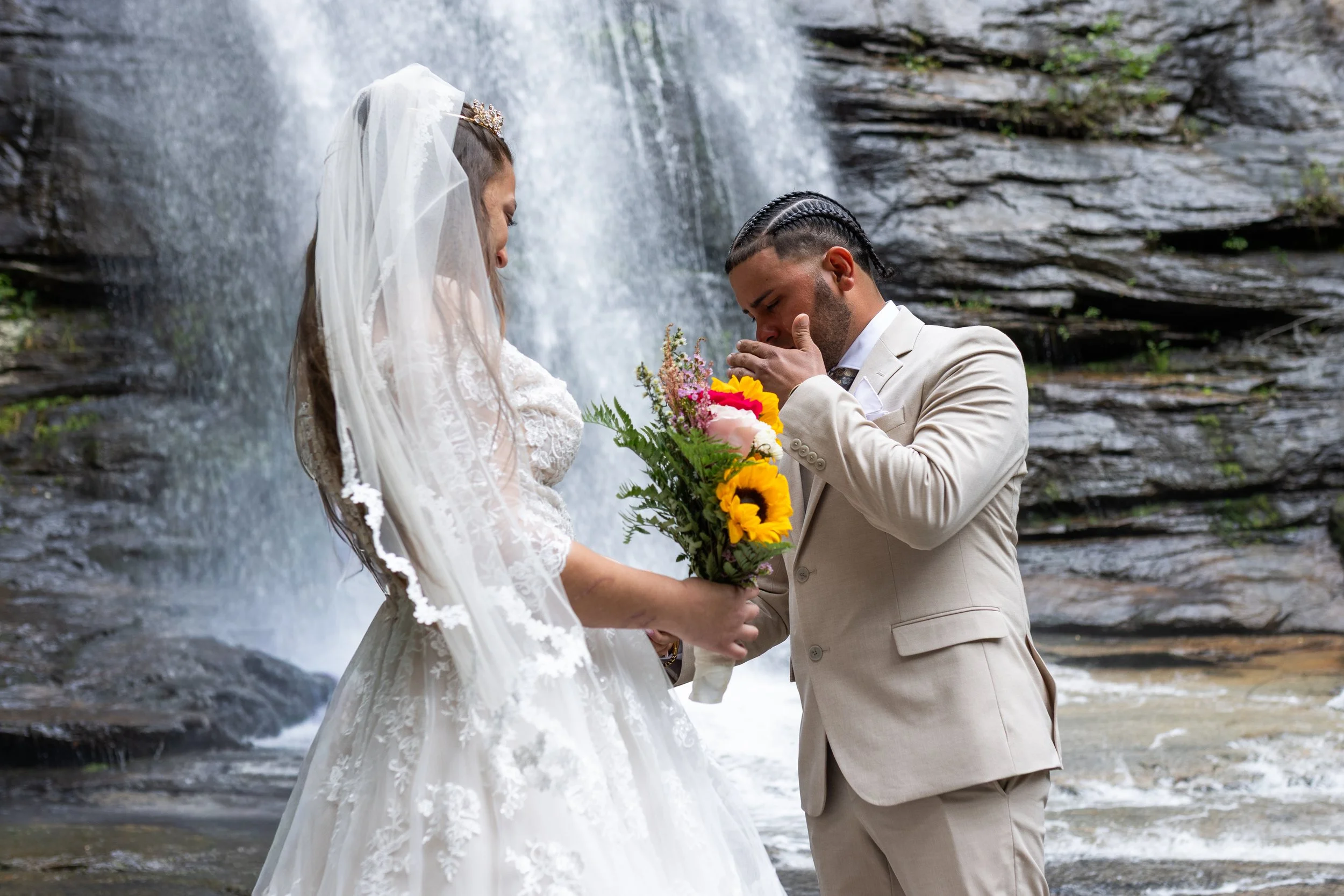 Emotional Wedding Elopement Photos