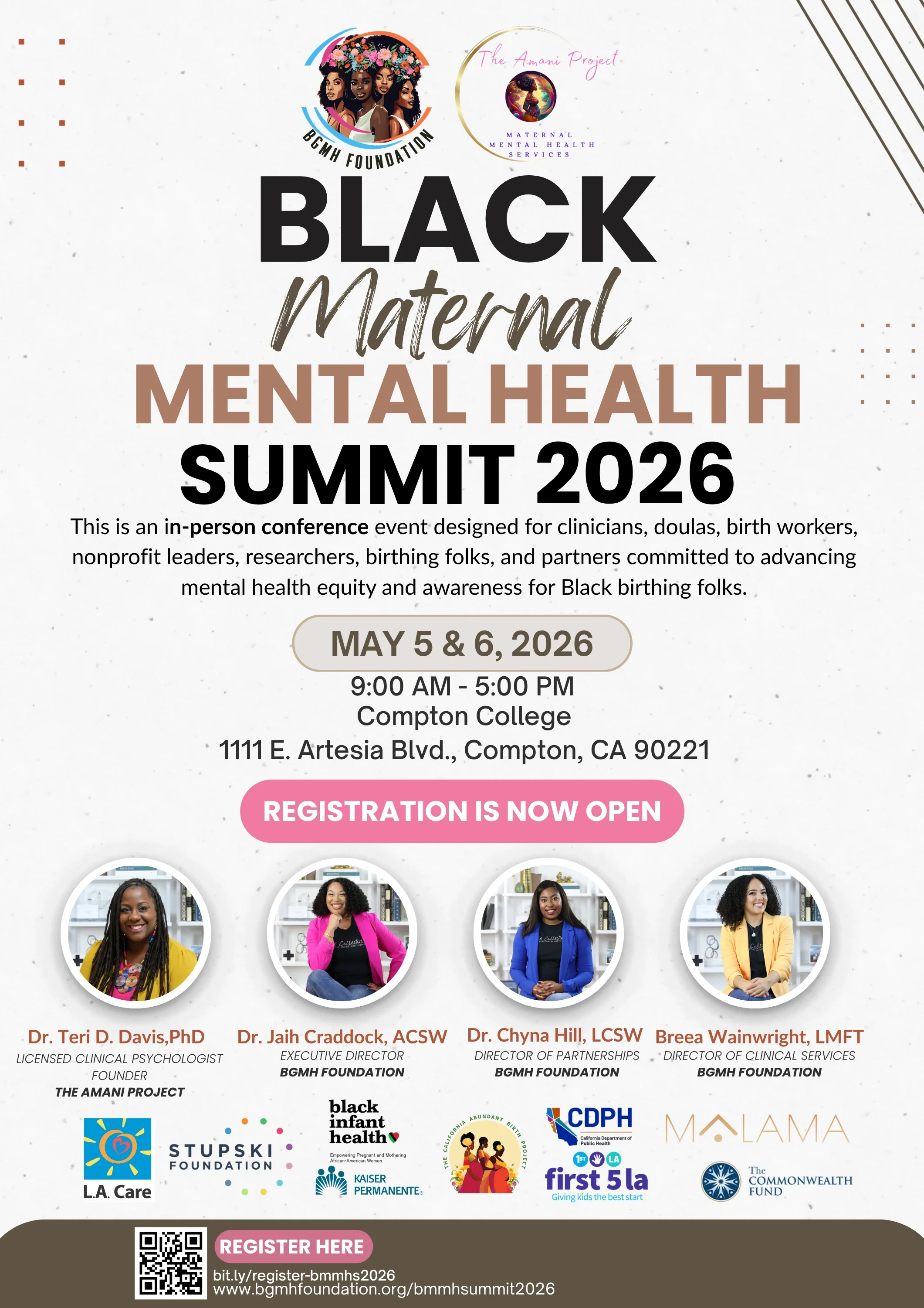 Black Maternal Mental Health Summit 2026