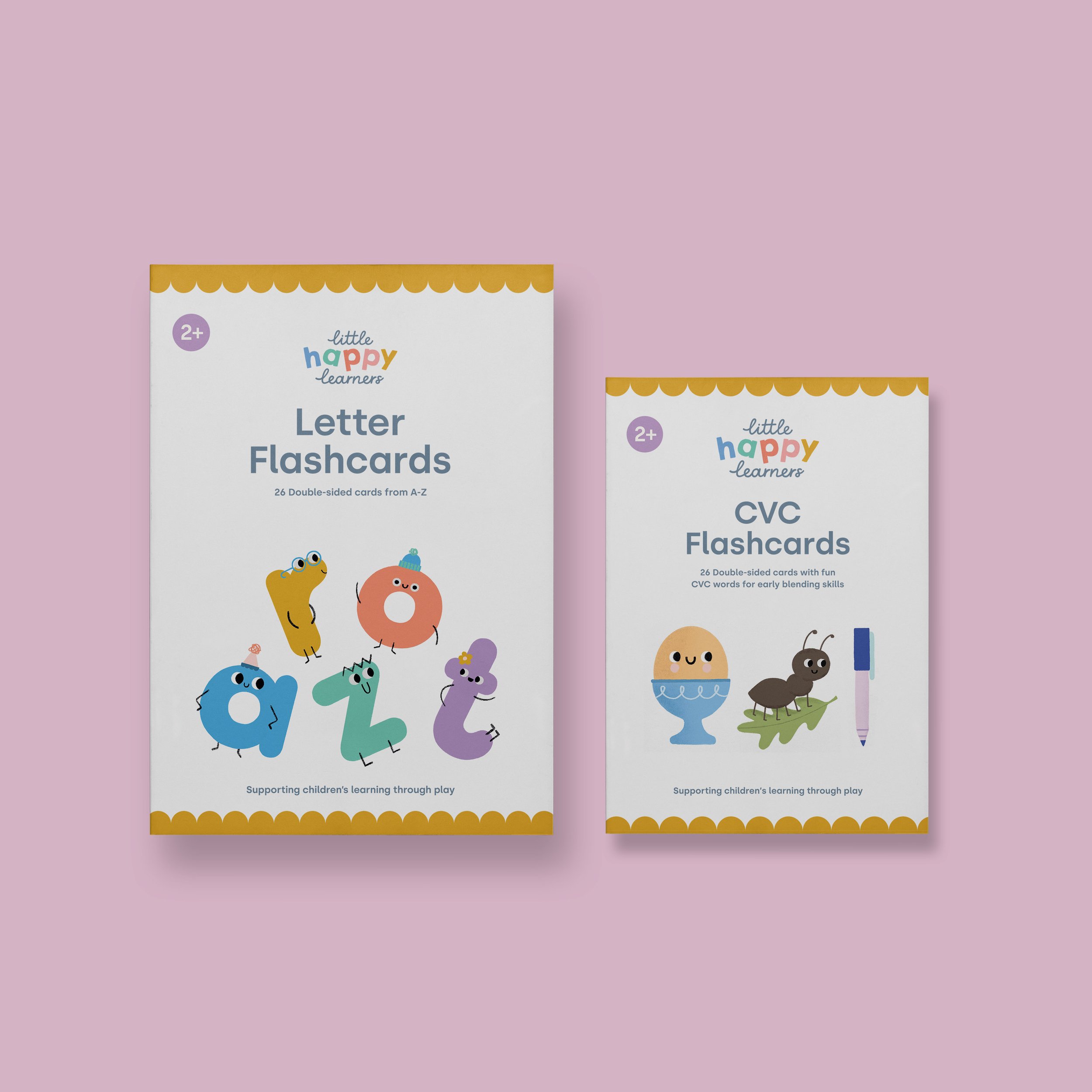 A-Z Letter and CVC Flashcards Bundle