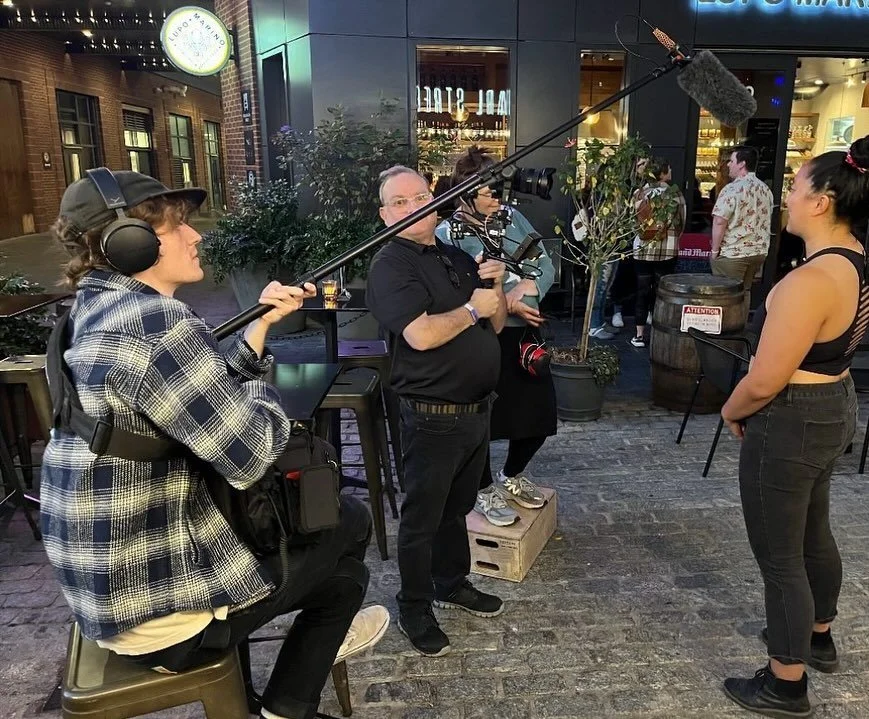 Worked a shoot covering a band that gets put together at random and performs live at a venue here in DC.
Always glad to show off my strange booming positions. I swear it's usually comfortable.

@soundbase.app always has me covered on RF coordination 