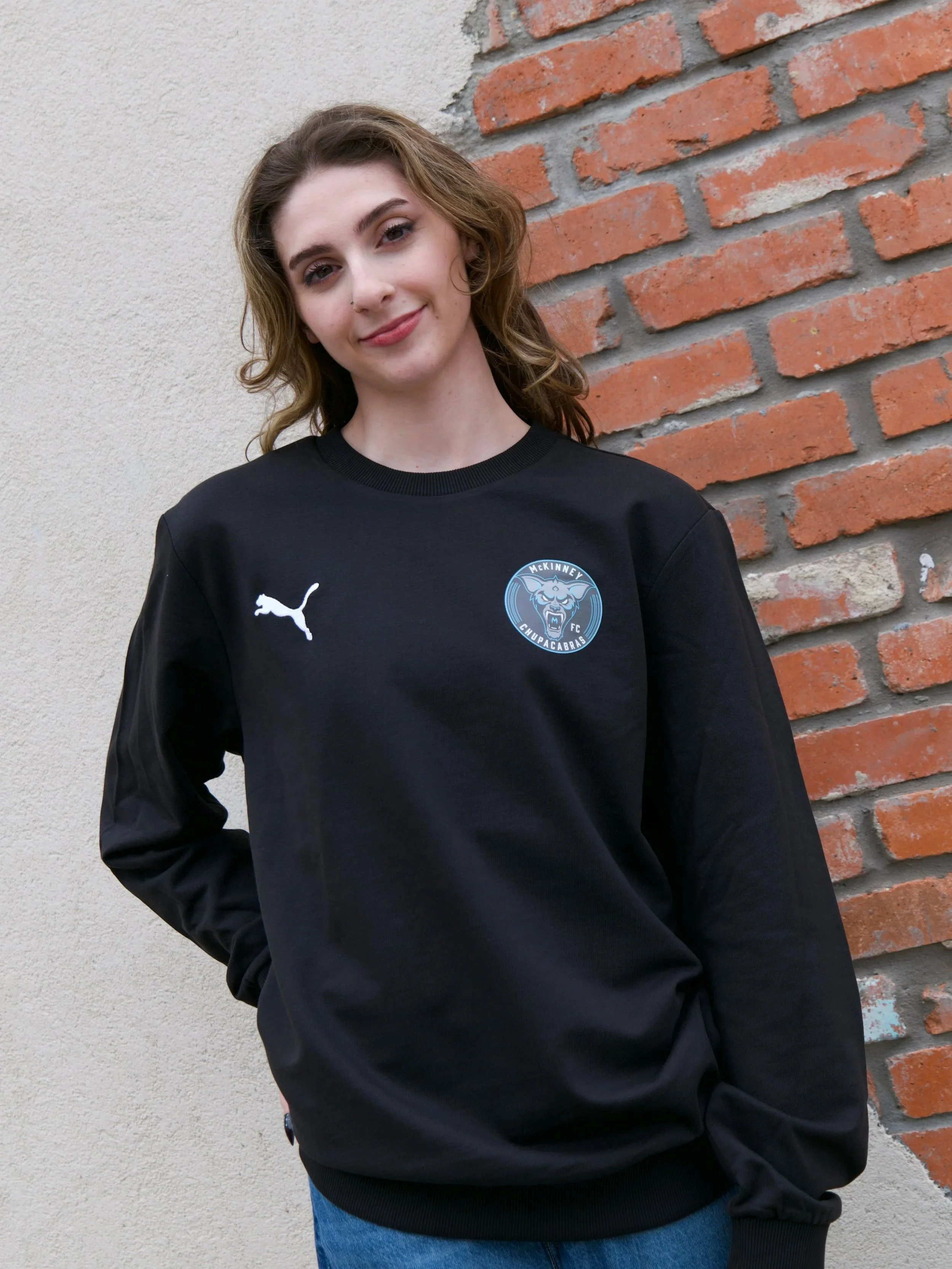 McKinney Chupacabras Black Puma Crewneck