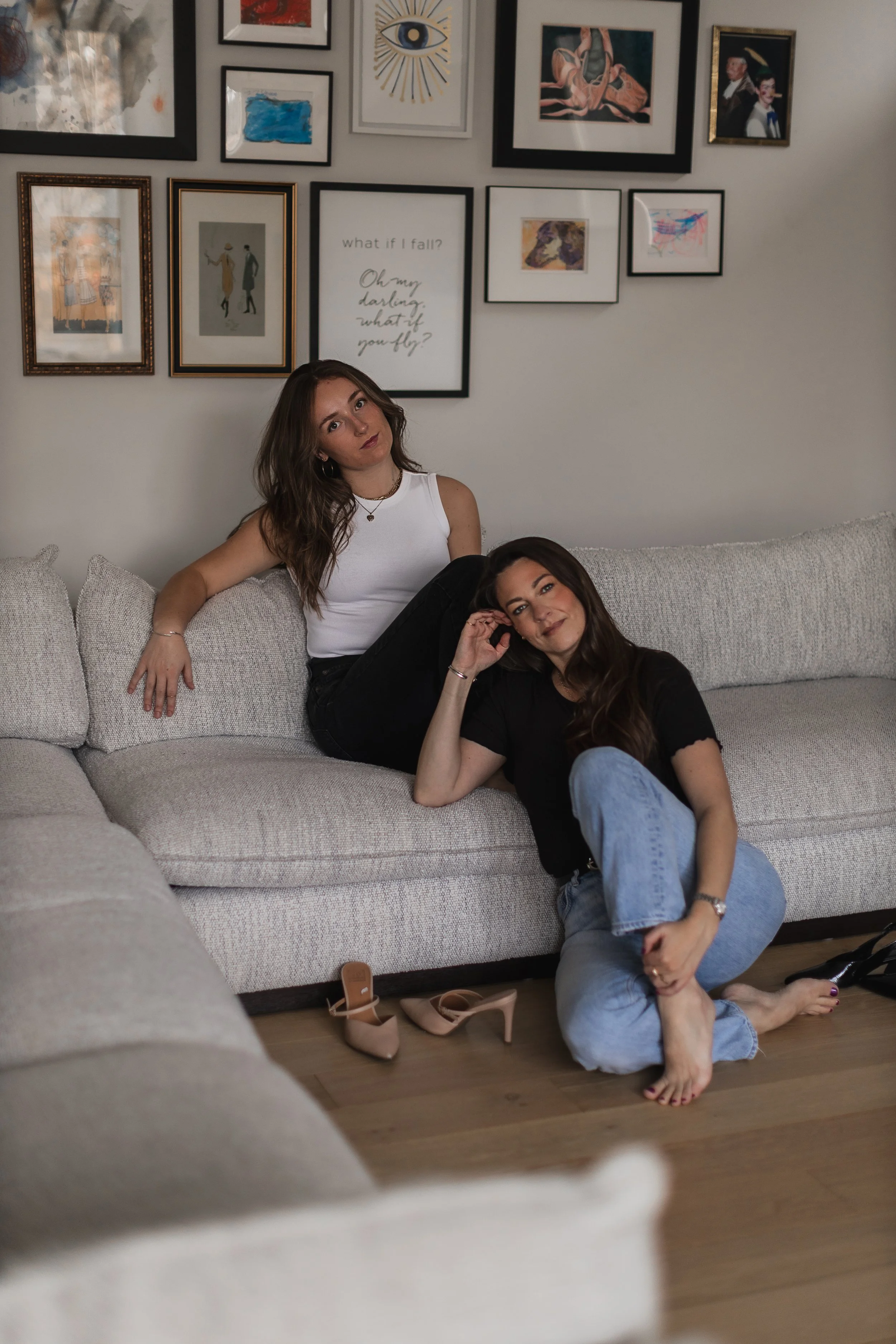 Emma and Kelsea of TrueWest Dance, posing for a photo