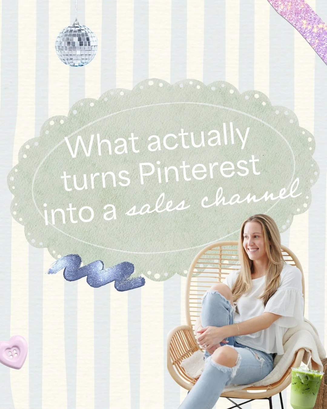 FROM POSTING + HOPING&hellip;

To real results from Pinterest.
 Likeeeeee $40K in organic revenue results 💸

What changed?
 Not trends. And definitely not luck 😅
 It was the use of a real strategy.

👉 Because guess what bestie?

Pinterest works wh