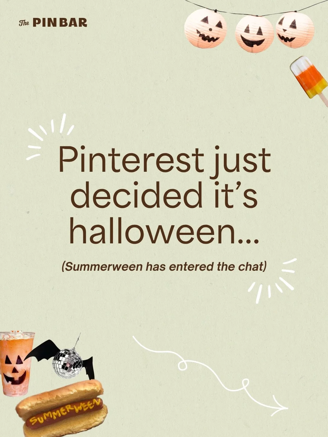 Apparently Pinterest has decided it&rsquo;s spooky season&hellip;

but poolside ☀️🎃

And honestly?

Summerween is actually a really good example of how trends SHOULD work in your marketing strategy

Because trends aren&rsquo;t meant to become your e