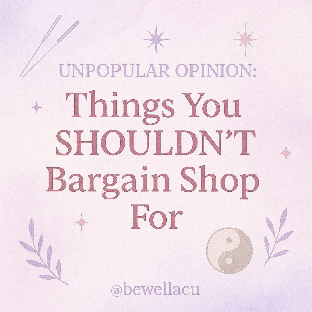 Unpopular opinion? Maybe. But we stand by it.
✨ There are just some things in life you shouldn&rsquo;t bargain shop for, especially when it comes to your health, your energy, and your body.

Your body is not the place to cut corners.
That discounted 