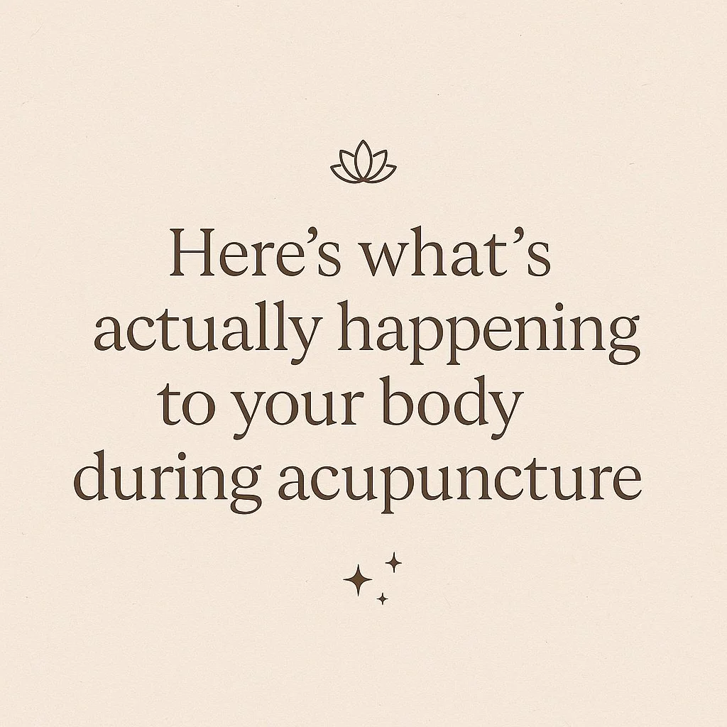 ✨ Here&rsquo;s what&rsquo;s actually happening to your body during acupuncture ✨

🧠 Nervous System Reset
Acupuncture activates your parasympathetic nervous system (&ldquo;rest + digest&rdquo;), calming stress hormones and helping your body relax.

?