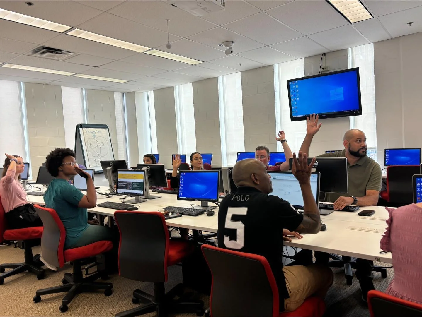 A huge thank you to Dr.Chou for guiding us through various research databases @njculibrary has to offer! #njcuedtech