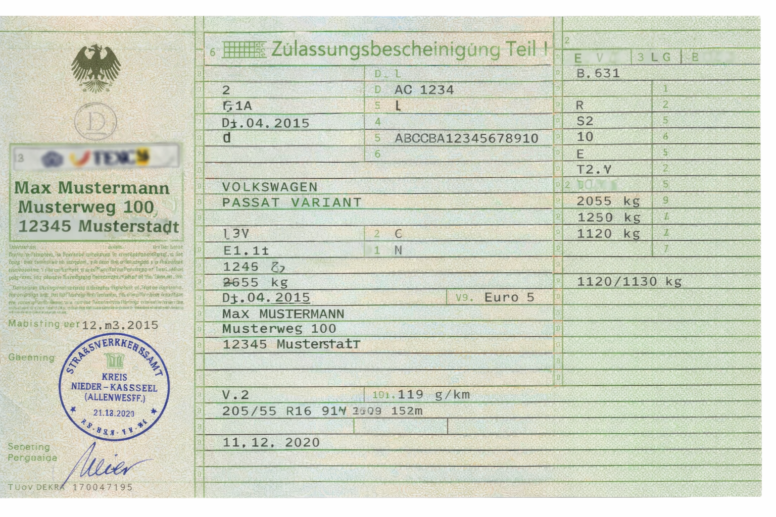 Német okmányokkal rendelkező autó honosítása Magyarországon – teljes útmutató