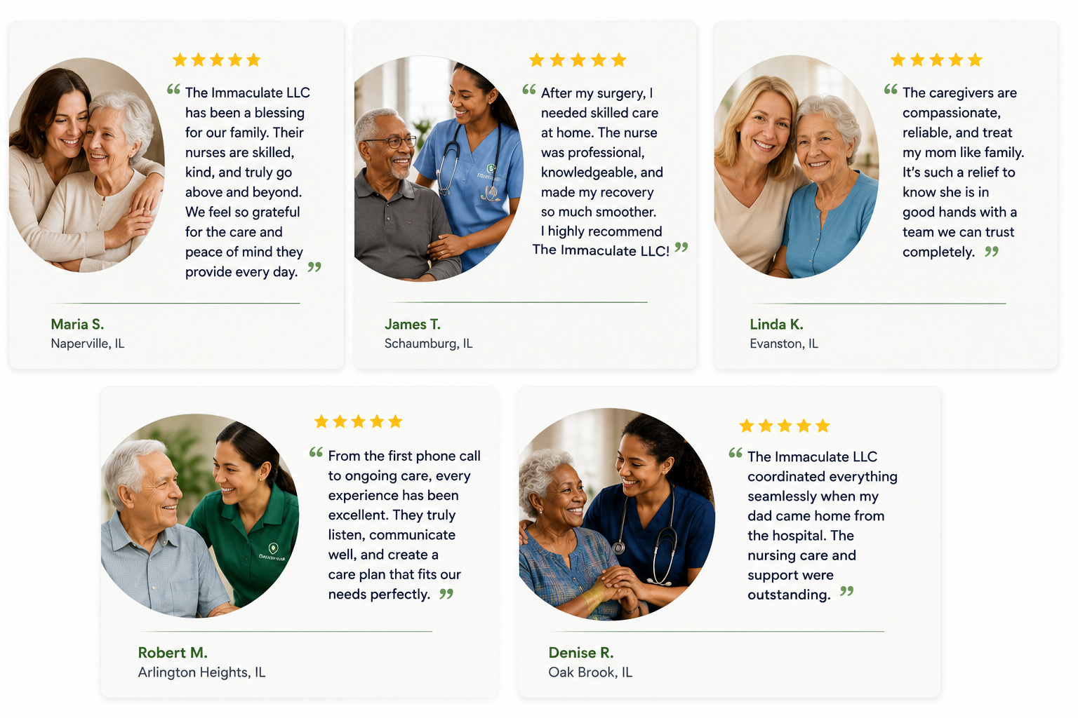 Family testimonial for skilled nursing and home care services
