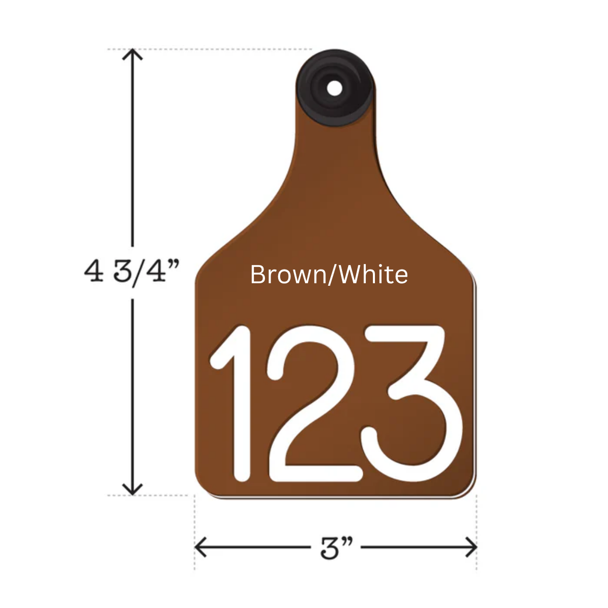Ritchey Tag Brown/White