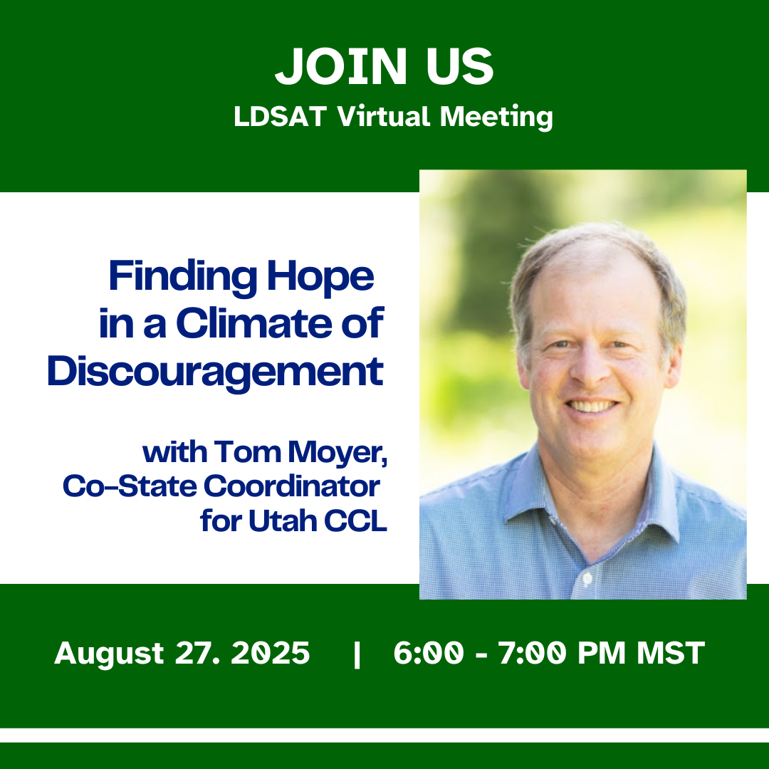 LDSAT: Finding Hope in the Climate of Discouragement