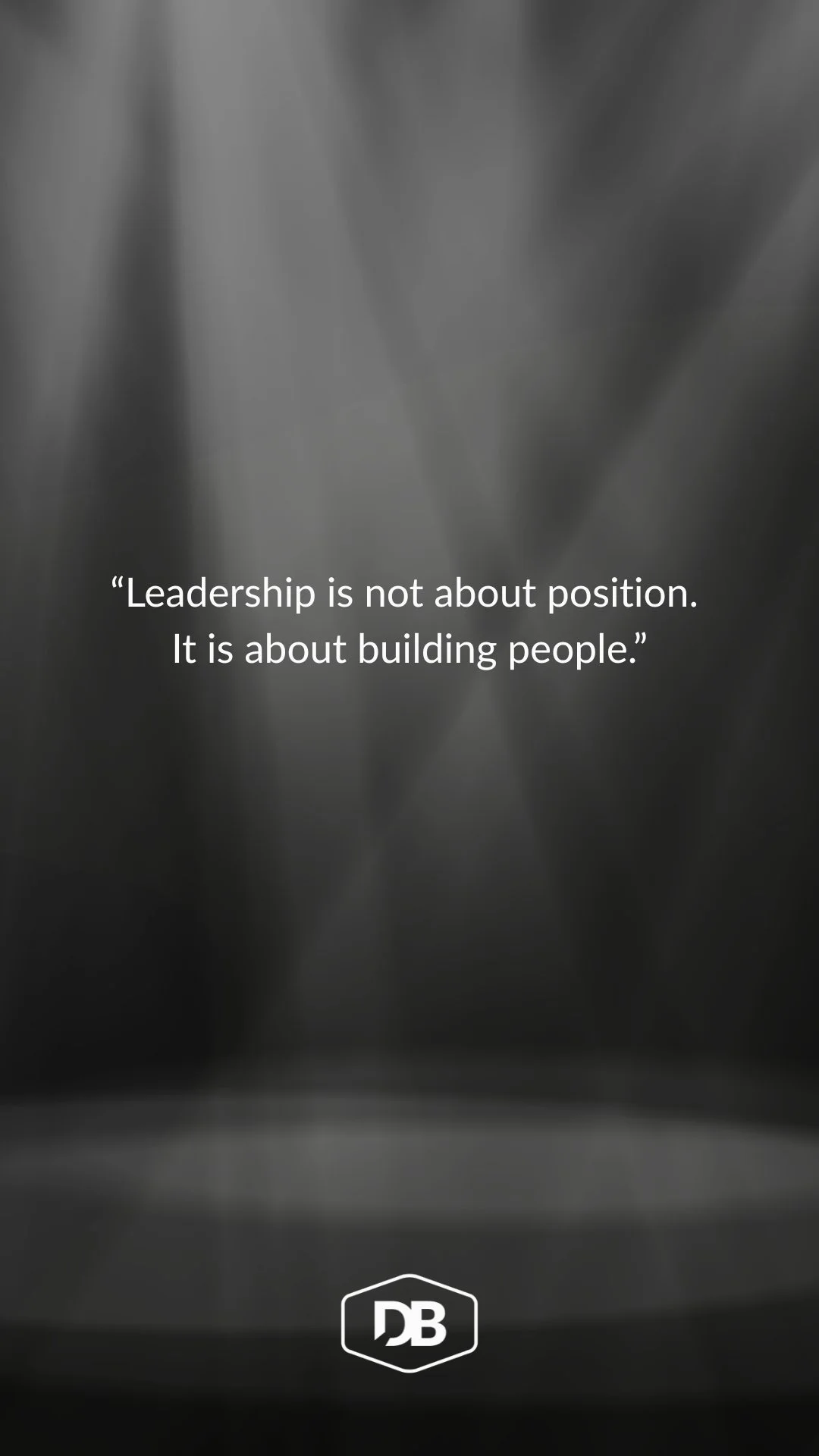 Building People Is Leadership