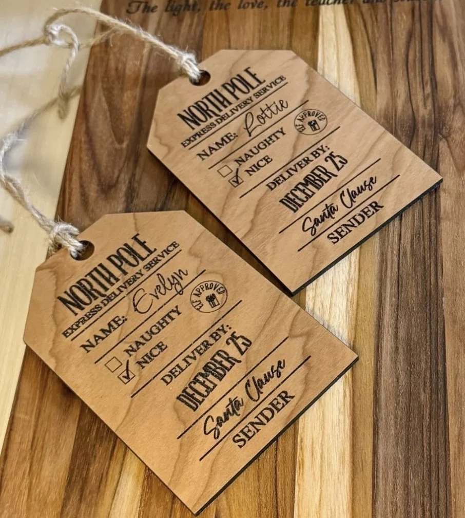 Naughty or Nice Gift Tag/Ornament