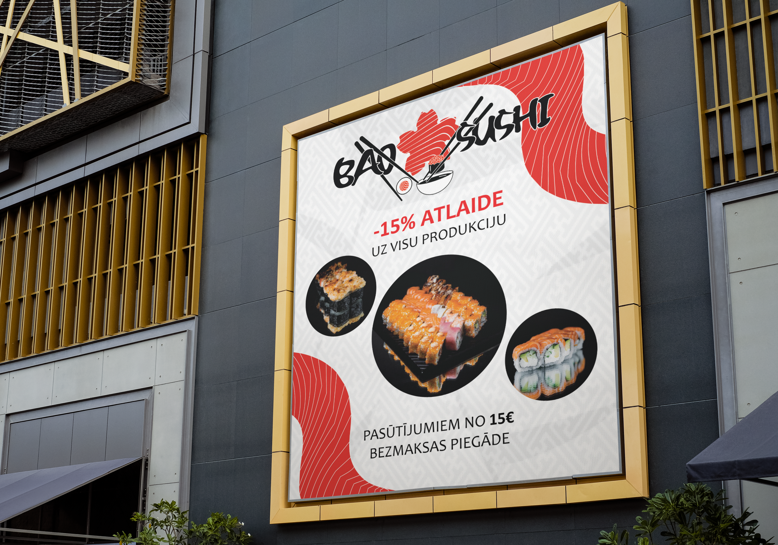 Fresh Sushi Promo Design