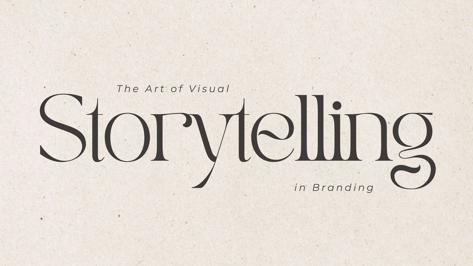 The Art of Visual Storytelling in Branding