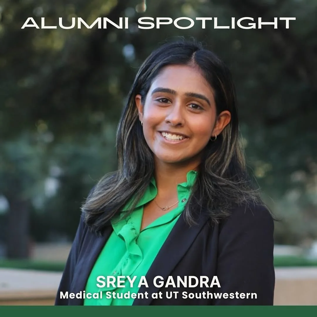 Swipe to learn more about another one of our amazing alumni, Sreya, who just started medical school! We ❤️ Sreya!!!