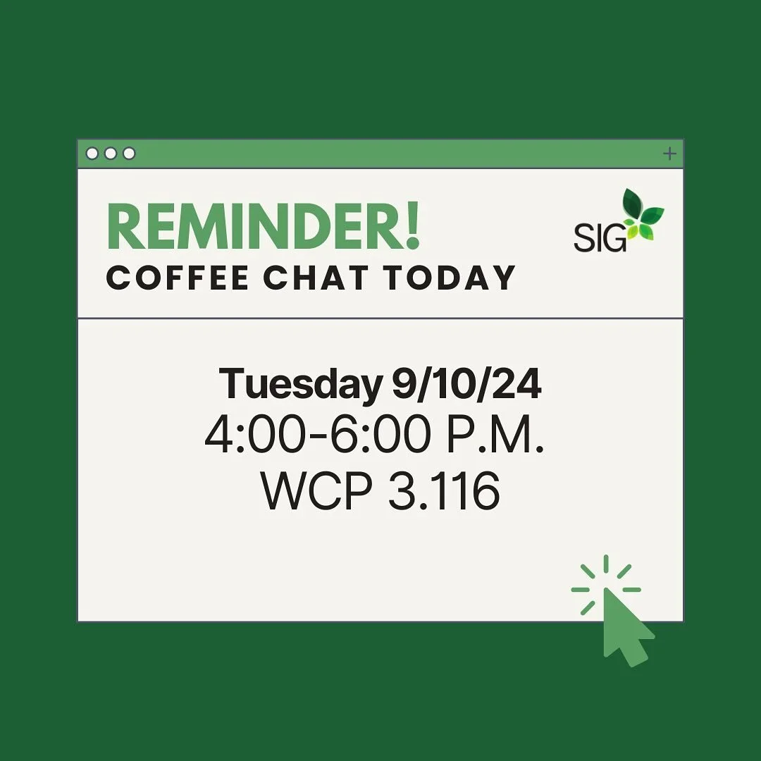 Last coffee chat today! Come meet us if you haven&rsquo;t had a chance to chat yet! 

Applications are due at 11:59 PM TONIGHT! 🙈