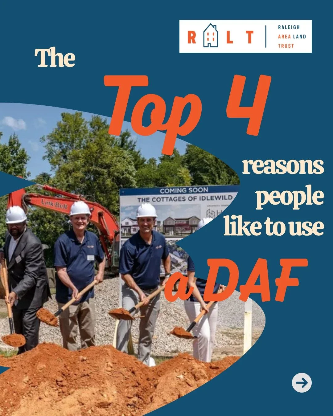 On October 9, people everywhere are increasing the impact of their Donor-Advised Funds by giving together, and we&rsquo;re thrilled to be part of it.

If you have a DAF, this is your chance to join a nationwide wave of generosity and support RALT.

E
