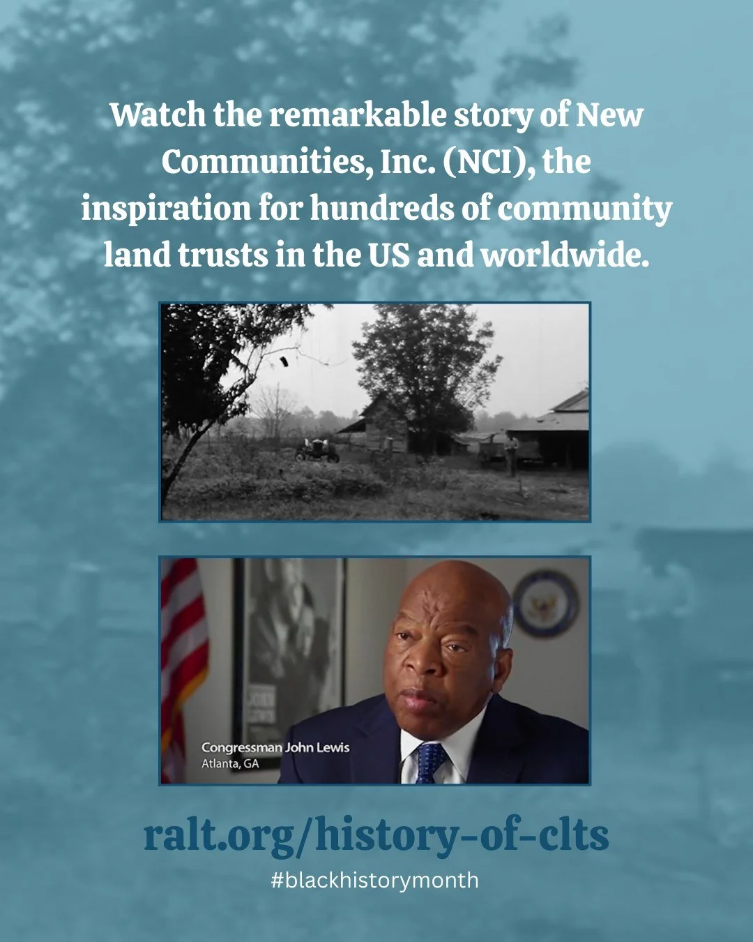 Watch the remarkable story of New Communities, Inc. (NCI), the inspiration for hundreds of community land trusts in the US and worldwide. Started in 1969 by Civil Rights Movement leaders in Georgia, NCI helped secure economic independence for African