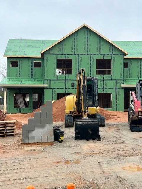 Recent snapshots of Cottages of Idlewild progress!