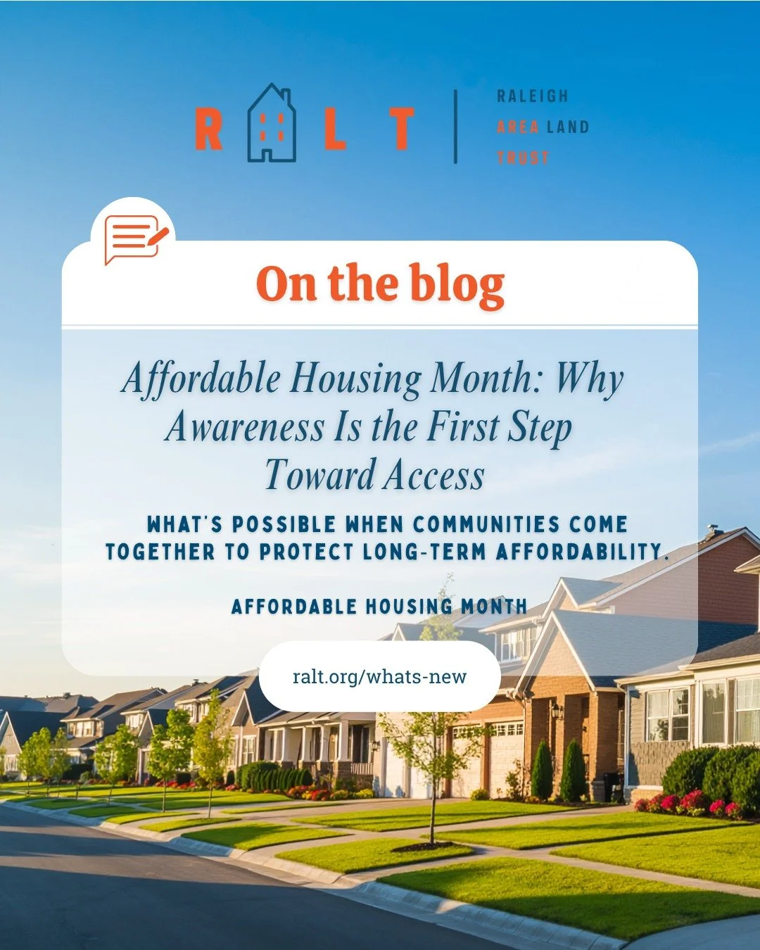 Raleigh/Wake County is growing &mdash; fast. And while growth brings opportunity, it also brings pressure. Rising home prices, limited starter‑home inventory, and increased competition make it harder for families to stay rooted in the communities the