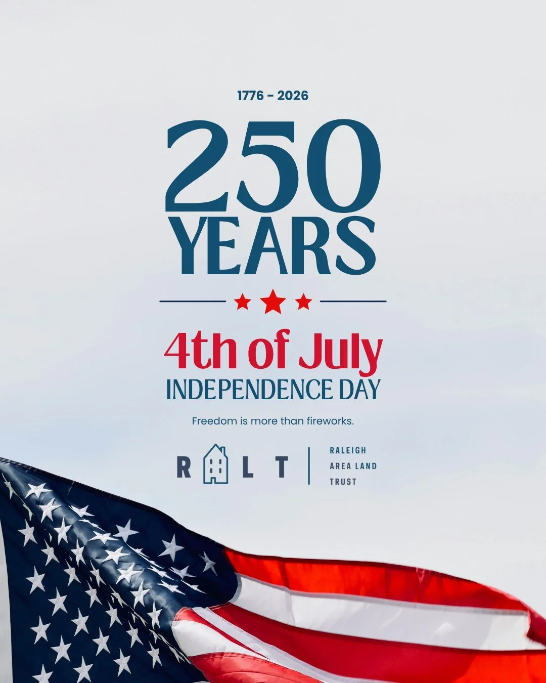 Freedom starts with a foundation. Let's remember on this 4th of July, as we celebrate 250 years, true liberty means having a safe, stable place to call home. Affordable housing isn't just a need; it's a right worth fighting for.
