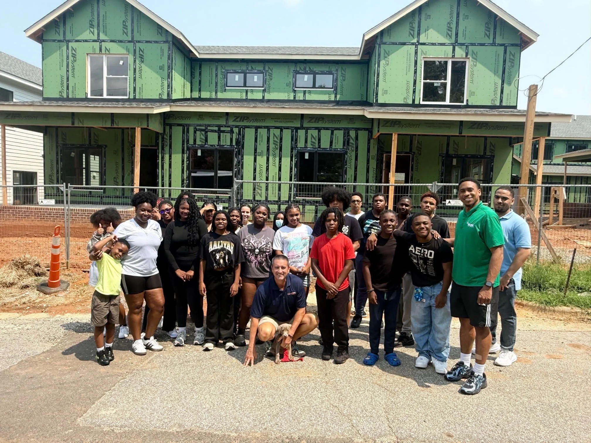 Yesterday, Rhett Fussell, Founder of Raleigh Area Land Trust, joined Boys &amp; Girls Club students for a hands‑on look at housing and construction careers. The group toured the Cottages of Idlewild in downtown Raleigh and learned how RALT&rsquo;s af