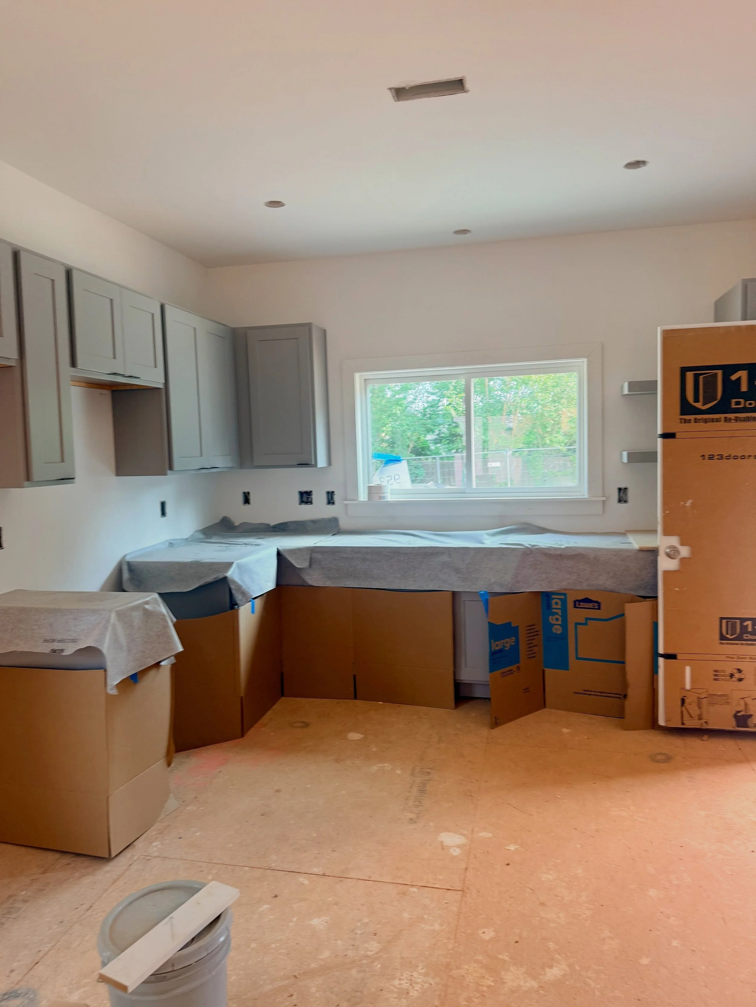 A sneak peek of the interiors of a few of the cottages as kitchens and bathrooms start to take shape at Cottages of Idlewild near downtown Raleigh. 

Did you know we are currently taking applications for these affordable properties? Go to RALT.org to