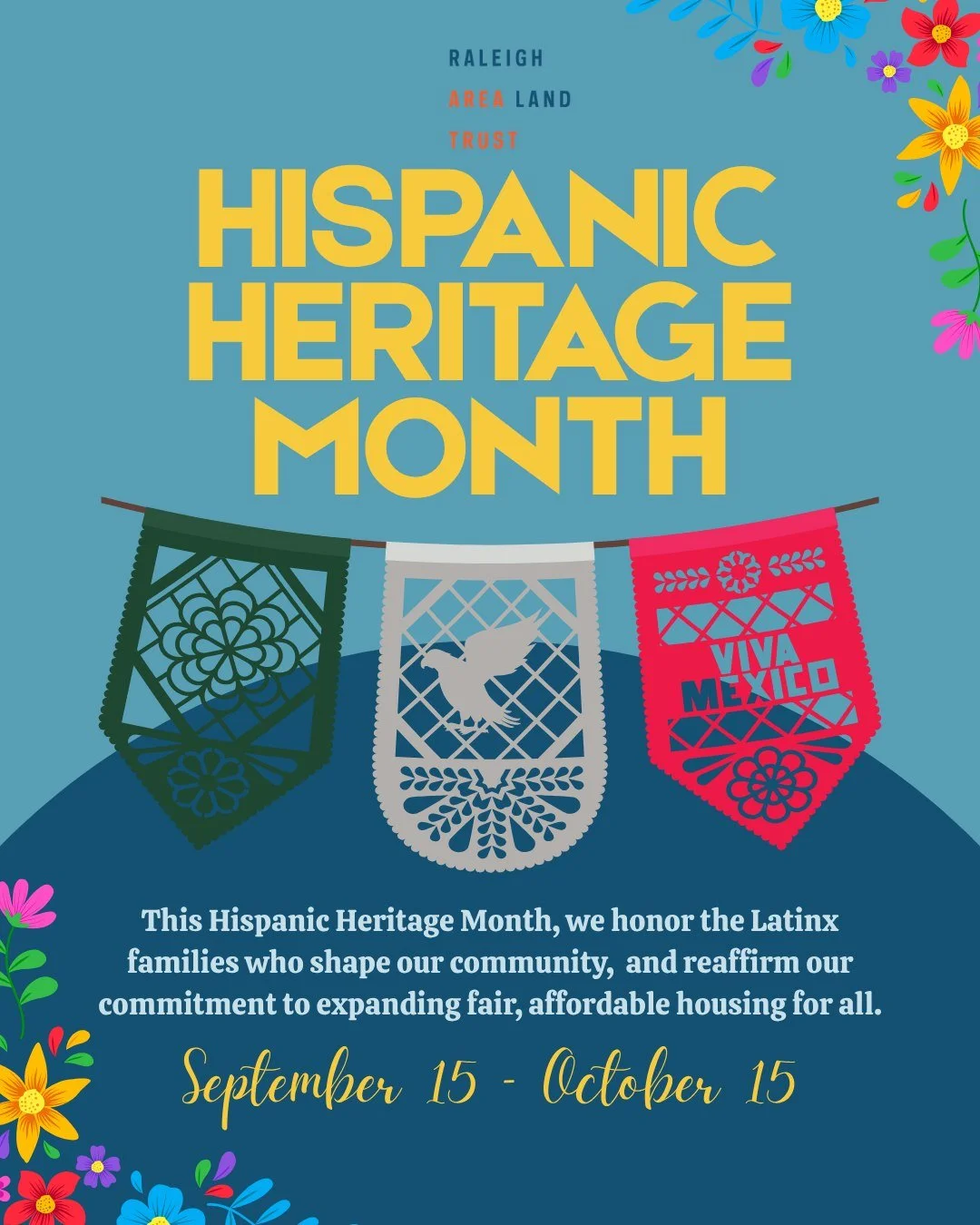 This Hispanic Heritage Month, we honor the Latinx families who shape our community, and reaffirm our commitment to expanding fair, affordable housing for all. 
#HispanicHeritageMonth