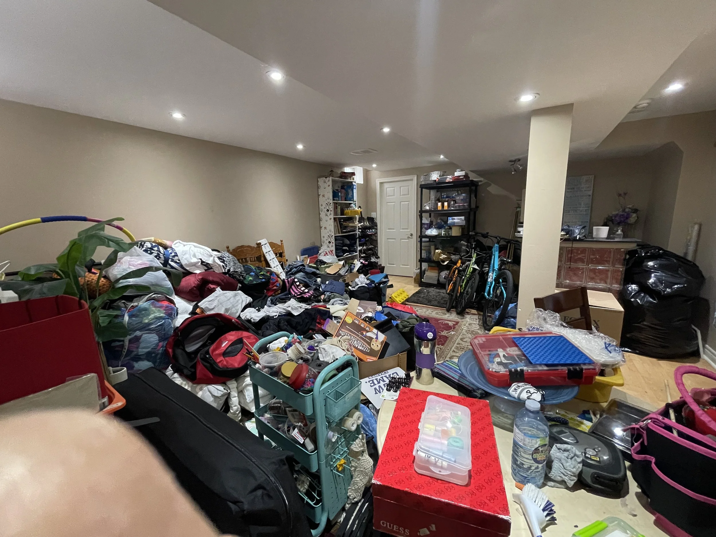 Organizing a Cluttered & Full Home