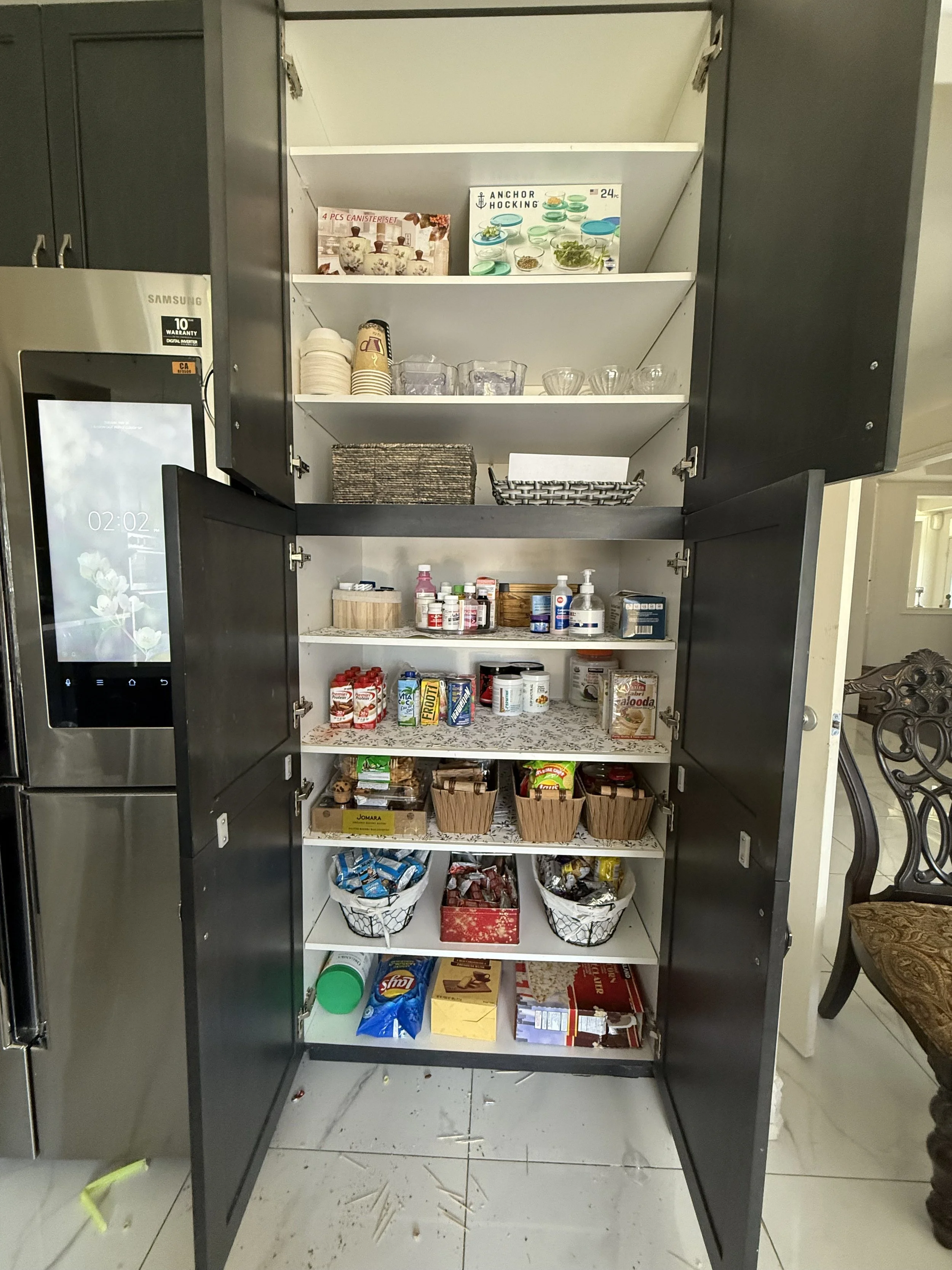 After Pantry organizing 