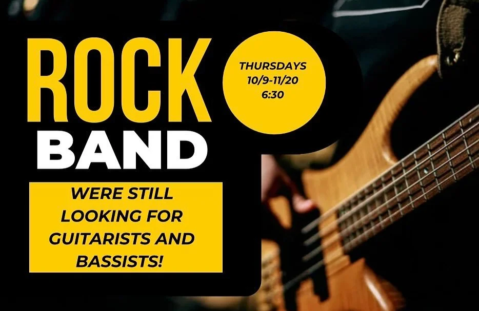 ROCK BAND STARTS IN ONE WEEK!! 🎸
Calling all future Rock Stars! Grab your axe and come on down to Spotlight! Check out the link in our bio for all the info! 🤘