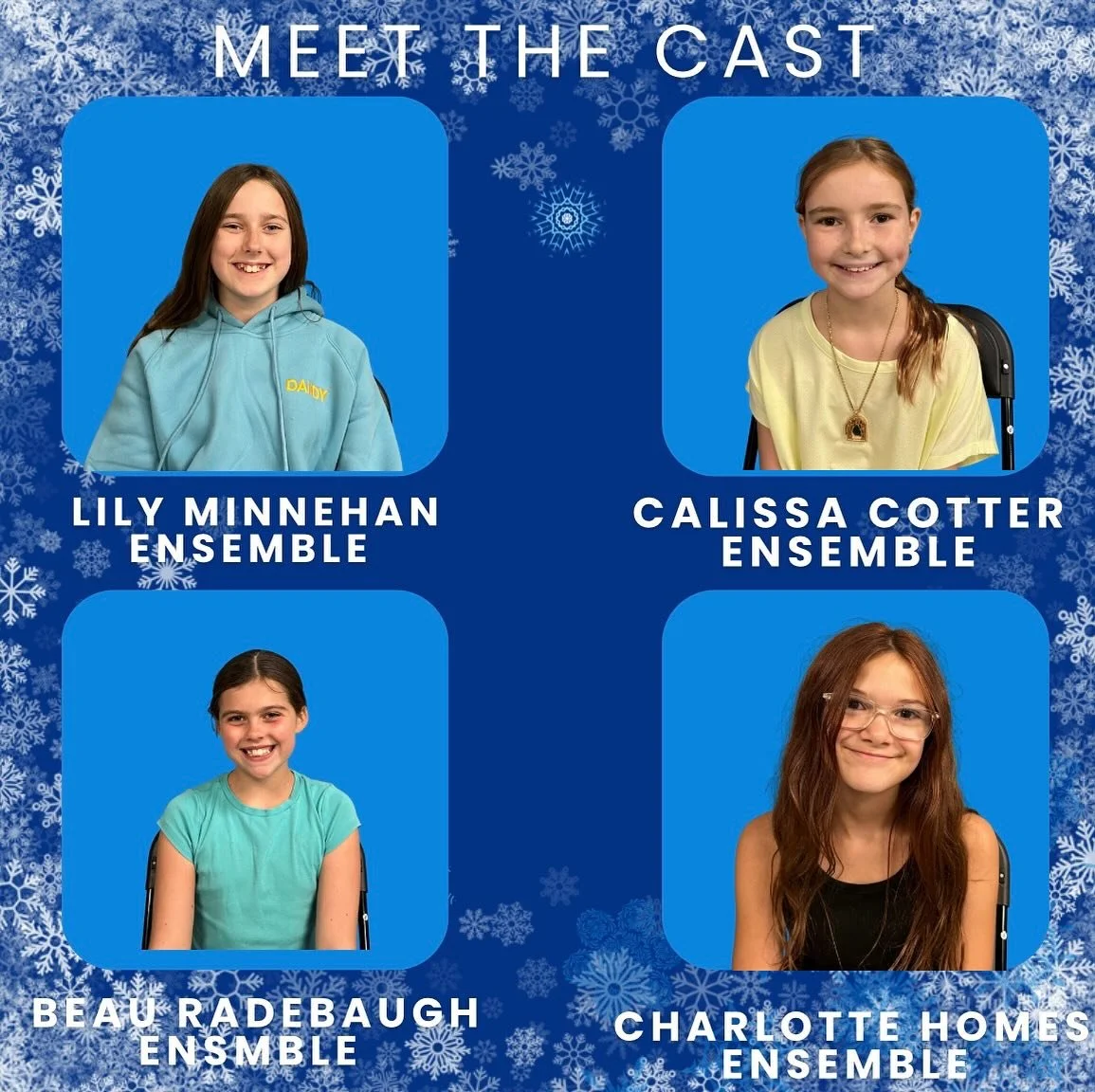 ❄️ This amazing group from the Frozen Jr. cast is bringing serious Arendelle energy! 💙 From icy magic to warm hugs, their talent shines bright. We can&rsquo;t wait for you to see them in action!