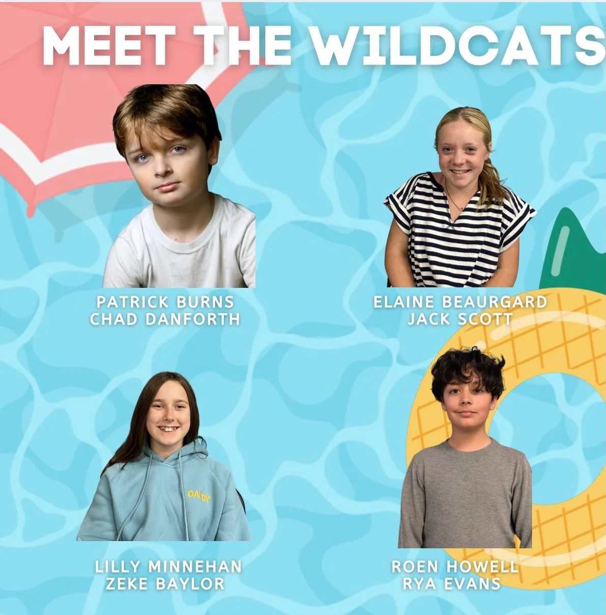 The Wildcats are back! ☀️🐾

We&rsquo;re excited to continue revealing some of the cast of High School Musical 2 Jr. These performers are bringing the summer energy to the stage&hellip; and there are still more announcements to come.

Stay tuned! 🎶 