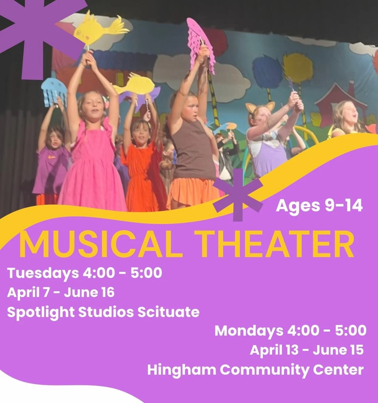 Cue the spotlight ✨🎭
Sing, dance, and step into your main character moment. Our Musical Theater class is the perfect place to build confidence, learn choreography, and have fun doing it. 💫