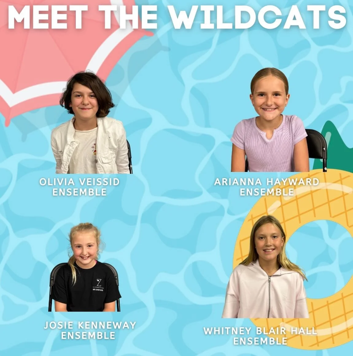 More Wildcats hitting the stage 🎭✨ Meet the next group of cast members in High School Musical 2 Jr.&mdash;bringing the energy, the drama, and all the summer vibes ☀️ Were not done yet&hellip; stay tuned 👀 #HSM2JR #CastReveal