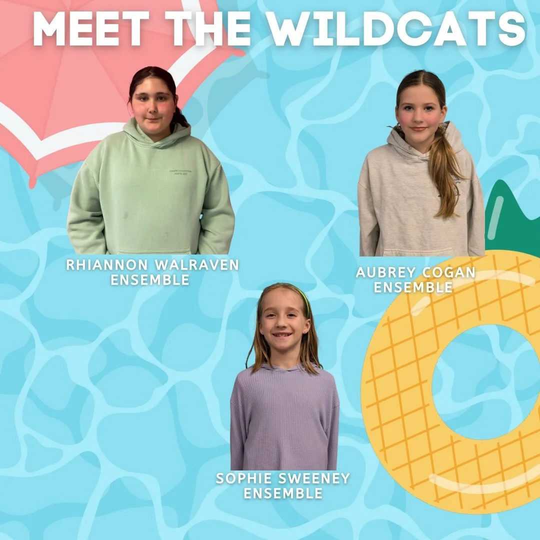 So excited to announce more of our High School Musical 2 Jr. cast&mdash;these stars are bringing the heat 🔥🎭 We open in FOUR days! Do you have your tickets yet?!