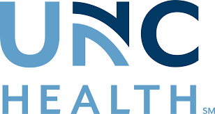 UNC Health logo with stylized initials and text