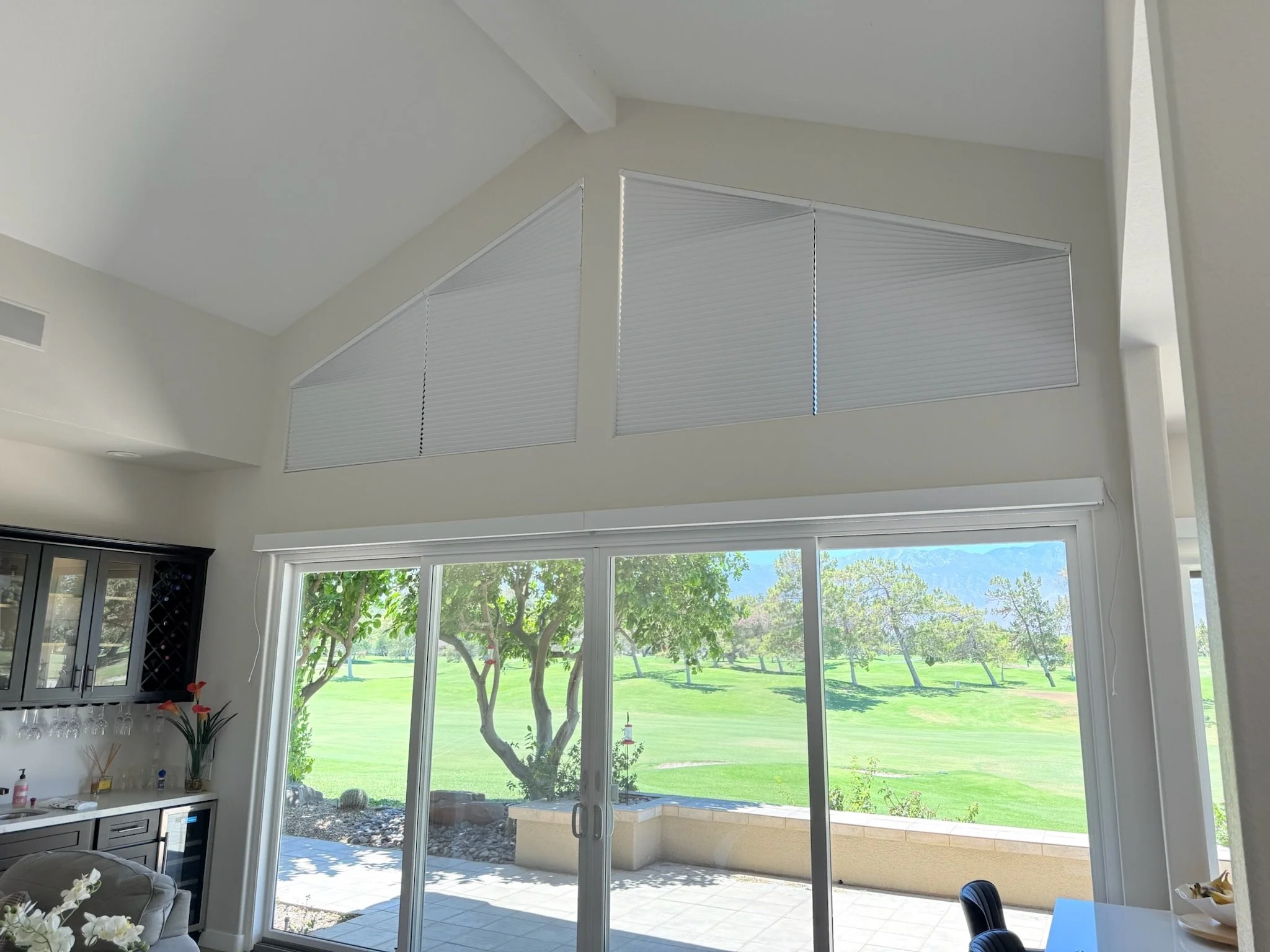Hunter Douglas Duette Honeycomb Shades in Rancho Mirage - Specialty Shape