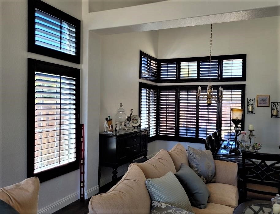 Stained Wood Shutters in La Quinta