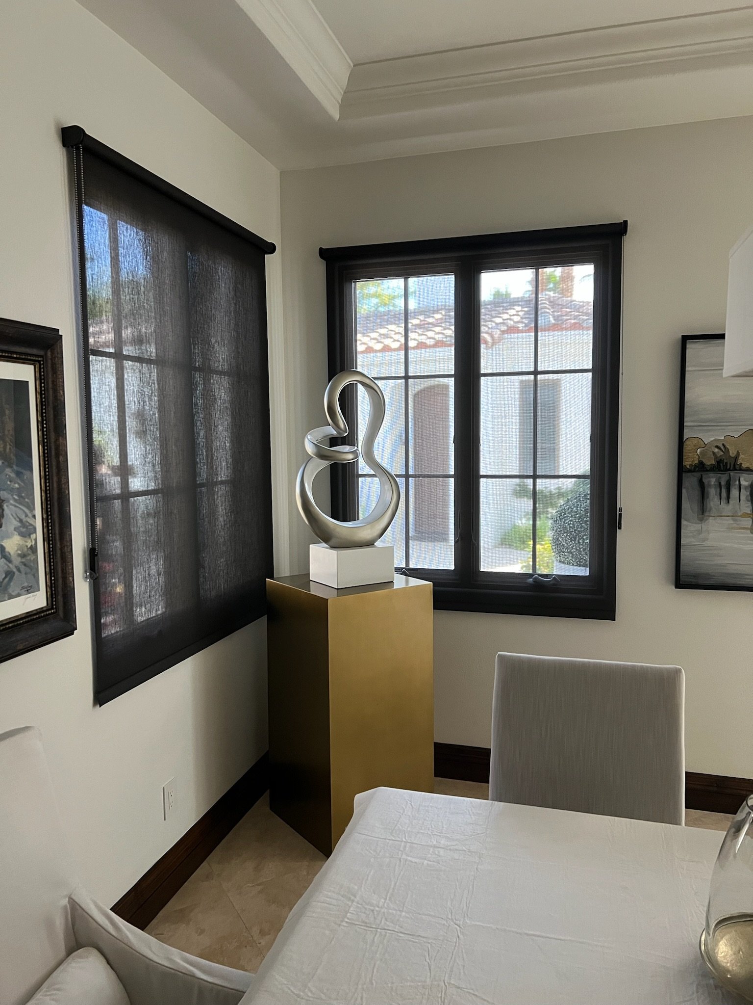 Motorized Roller Shades in La Quinta - 5% Screen Fabric