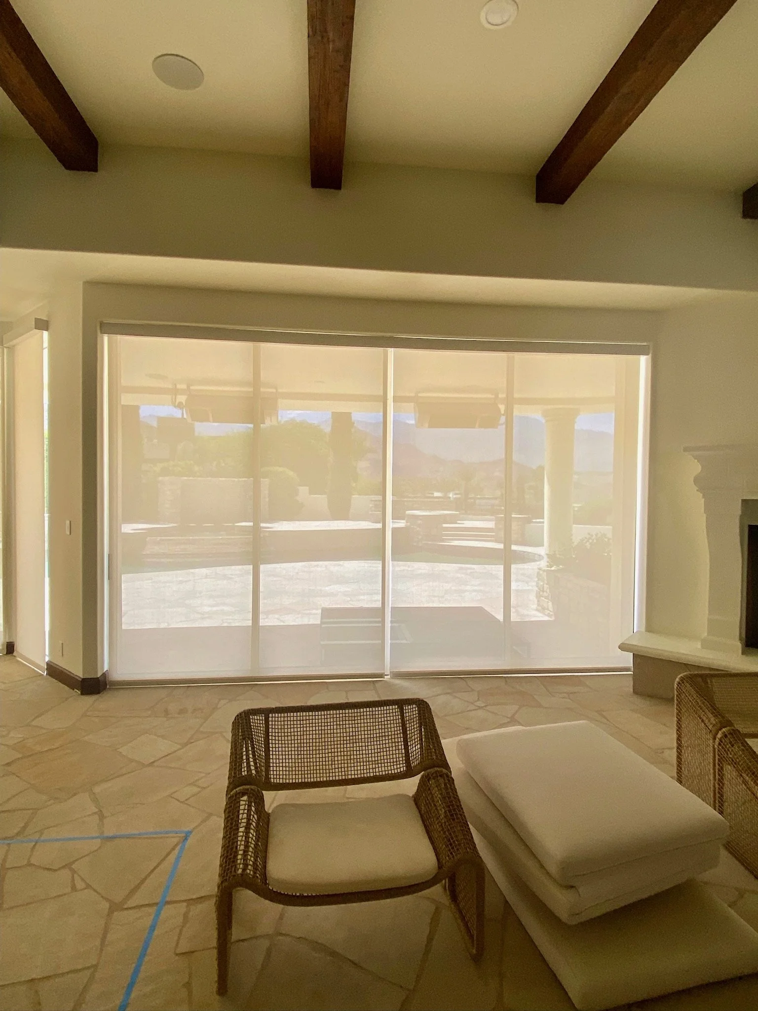 Motorized Roller Shades - Rancho Mirage