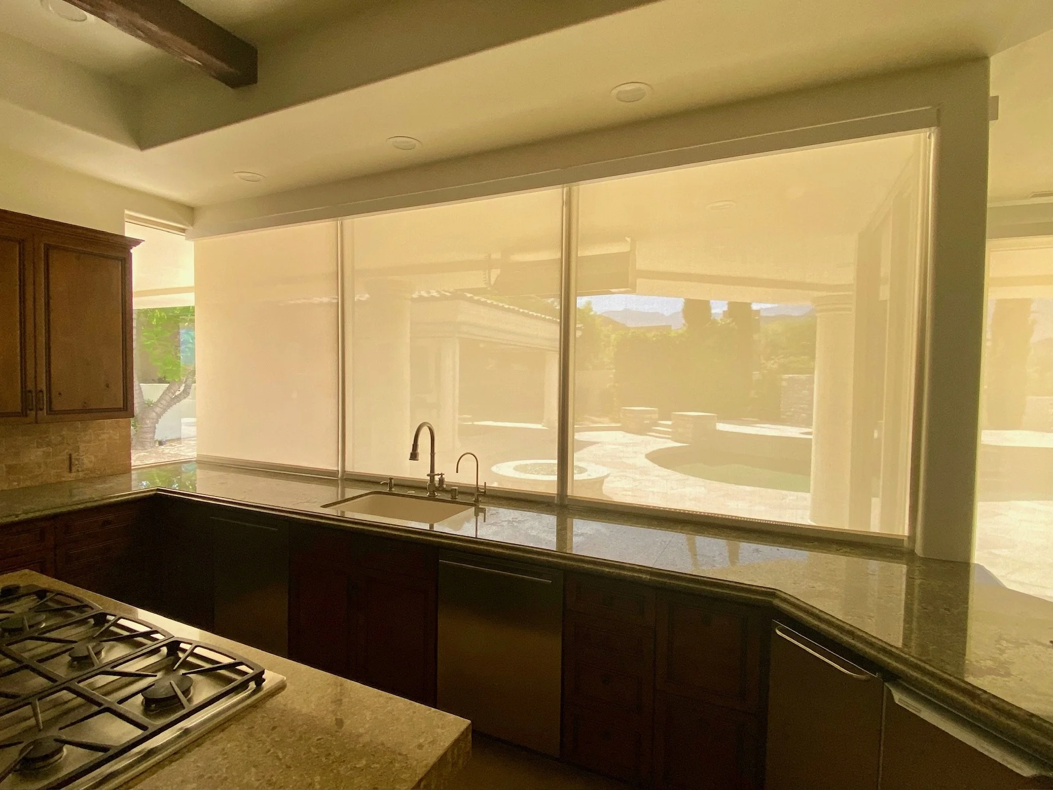 Motorized Roller Shades - Rancho Mirage